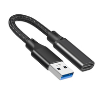 Großhandel USB 3.0 Adapter Typ C OTG Kabel Nylon mantel USB C Stecker auf USB 3.0 Buchse Verlängerung kabel für Drucker