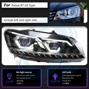 ไฟหน้ารถยนต์แบบดัดแปลง ซีนอน ไฟหน้า LED สำหรับรถยนต์ Vws Passats <span class=keywords><strong>B5</strong></span> B7 B8 ปี 1999-2007 อะไหล่รถยนต์ - Product Image 2