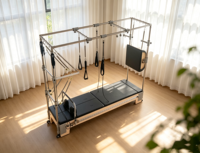 Máquina de Pilates Profesional 8 en 1 Cross Former Victoria's Secret con Torre Completa, Cadillac y Trapecio