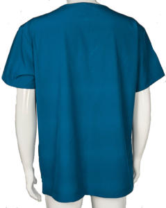 Mode ajusté infirmière médecin extensible hôpital clinique dentiste noir antibactérien anti-statique gommage hauts <span class=keywords><strong>blouse</strong></span> - Product Image 4