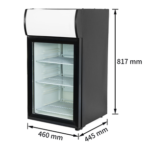 Vanace SD50L Fabricación China Helado Pantalla Congelador 50L Compacto Mini Refrigerador - Product Image 3