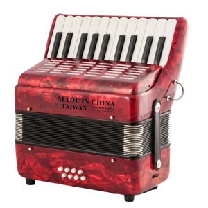 Acordeão Diatônico Infantil TZ TZ-8 de Madeira com 22 Teclas e 8 Baixos, Inclui Alça e Mochila, Instrumento Musical Portátil Colorido de Alta Qualidade - Product Image 3