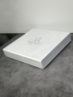 Boîte cadeau en velours de luxe avec couvercle magnétique plat, logo en feuille d'or personnalisé, vert émeraude, emballage de bijoux, grandes boîtes en daim