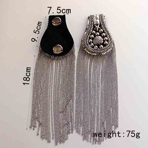 Thời Trang Sắt Vá Thêu Rìa Vai Phụ Kiện Hoa Bảng Chữ Cái Hình Trái Tim Đính Cườm Trang Trí Cho Đảng Quần Áo - Product Image 3