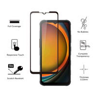 Protecteur d'écran en verre trempé 2.5D Full Cover pour Samsung Galaxy X Cover 7/7 Pro
