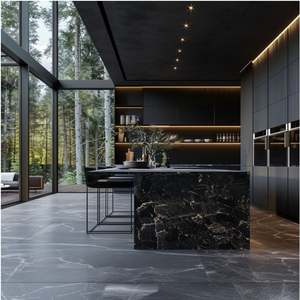 Modular Modern Solid Wood <b>Kitchen</b> Cabinet Sets with Base Cabinets-Durable Design - Product Image 3