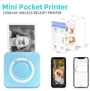Mesin Pembuat Label Saku Murah Mini Printer Thermal 203dpi Font Praktis Cetak Foto Memorandum Soal Salah C15 Portabel - Product Image 4