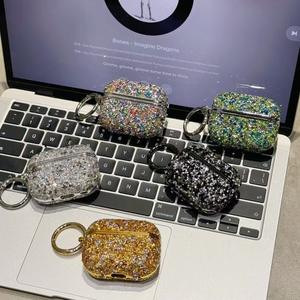 Nuevos estuches brillantes para <span class=keywords><strong>AirPods</strong></span> Pro Gen 2 con llavero <span class=keywords><strong>de</strong></span> gancho para estuches <span class=keywords><strong>Airpods</strong></span> Diamond Sparkle diseñador <span class=keywords><strong>de</strong></span> lujo - Product Image 1
