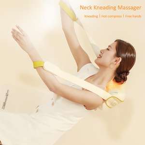 Masajeador de cuello avanzado con calefacción terapéutica para la serenidad y la renovación Mezcla recargable y armoniosa para relajarse - Product Image 4