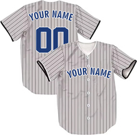 Maillots de baseball imprimés respirants à la mode pour hommes, uniformes de softball imprimés numériquement pour hommes, vêtements de sport à sublimation