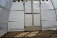 WMDT-003 tente géodésique en acier de luxe Glamping Dome House pour les événements