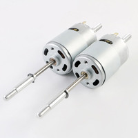 775 Moteur de ventilateur Moteur solaire 12v Dc Micromoteur 1300rpm 12-24v Moteur à courant continu brossé Ventilateur de climatisation