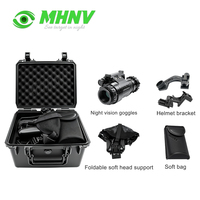 MHNV PVS-14 Autogate White/Green Phosphorus gen 2+ night vision FOM1400-1600 Monokuler Penglihatan Malam yang Dipasang di Kepala pvs14