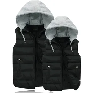 Hot Selling Mens Winter Jacket Coat Puffer Jacket Vest Wholesale Sleeveless Down Jackets Custom Logo