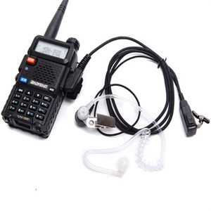 Auriculares walkie talkie con cable grueso con conducto de aire, universales para Uv5r 888s - Product Image 3