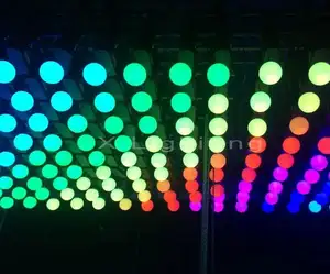 Сценический световой диско-сценический светодиодный подъемный шар Dmx Rgb светодиодный подъемный шар кинетическая система освещения шаров