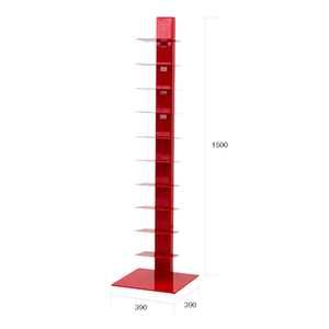 Estantería Vertical de Metal, estantería blanca y <span class=keywords><strong>negra</strong></span> para esquina de sala de estar, estantería, <span class=keywords><strong>Torre</strong></span> - Product Image 2