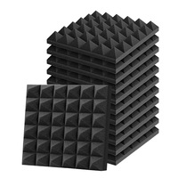 Panneaux acoustiques en mousse de polyuréthane ECO modernes |   Tuiles insonorisantes ignifuges en forme de coin pour studio et salle