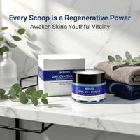 Krim Regeneratif MRUIS GHK-CU SNAP-8 Peptide Anti-Kerut Pengencang Perbaikan Kulit Mencerahkan Pelembab Wajah OEM Grosir