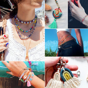 Hot Bán 4655Pcs Trẻ Em Hạt Set Cho Tự Làm Đồ Trang Sức Vòng Đeo Tay Vòng Cổ Làm Cho Món Quà Sinh Nhật - Product Image 2