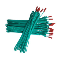 Allumeur à distance sans fil court 0,3m 1m, allumettes électriques à capuchon vert et rouge pour l'allumage de feux d'artifice de fête et de mariage