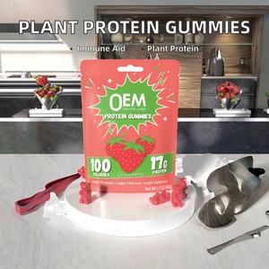 OEM ODM Muscle Weight Gain 17g Whey <b>Protein</b> Gummies Candy for Healthy Snack Immune Support for Women Men Herbal Supplement - Product Image 2
