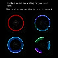 Lumière de roue de vélo de montagne à LED étanche alimentée par batterie Jiuyue pour la conduite nocturne