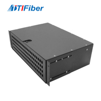 Tipo deslizante Precio más bajo 1U 2U 24 48 Puerto SC LC FC SM MM Empalme negro Color blanco Metal ODF Panel de conexión de fibra