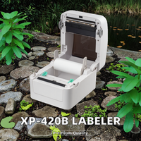 Imprimante d'étiquettes thermiques XP-420B 4x6 pour adresses d'expédition, compatible iOS USB Esc, impression couleur de codes-barres, en stock, 203 dpi