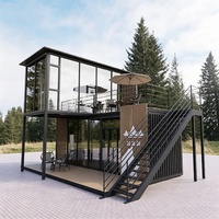 Conteneur modulaire préfabriqué respirant et détachable de 20 pieds – Bâtiment à deux étages à faible coût pour bureaux, hôtels, commerces, ateliers/supermarchés