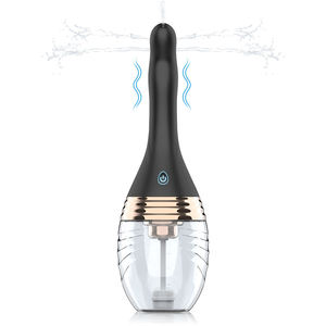 Automatische Elektrische Klysma Vagina & Anal Cleaner Douche Lamp Ontwerp Medisch <span class=keywords><strong>Rubber</strong></span> Gezondheidshygiëne Anale Seksspeeltje Klysma - Product Image 1