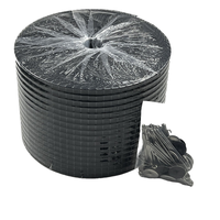8in X 100ft facile à installer cadre en métal toit panneau solaire barrières de pigeon Kit de maille anti-imbrication avec rouleau de protection contre les oiseaux et les créatures