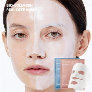 Masque en tissu best-seller à la vitamine C, au collagène et à l'acide hyaluronique, liftant, anti-rides, raffermissant, hydratant, éclaircissant, pour le <span class=keywords><strong>soin</strong></span> <span class=keywords><strong>de</strong></span> <span class=keywords><strong>nuit</strong></span> <span class=keywords><strong>de</strong></span> la peau - Product Image 1