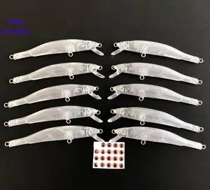 Unlackierter Angel köder <span class=keywords><strong>Minnow</strong></span> Lures leerer Kurbel köder köder körper 88mm 4G 8162 # - Product Image 2