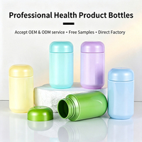 Bouteilles en plastique haut de gamme pour capsules, flacons vides pour pilules de 80 ml et 120 ml, pots de distribution pour produits de santé et cosmétiques