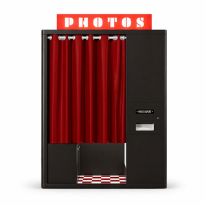 Photomaton rétro nordique tout-en-un avec imprimante pour <span class=keywords><strong>les</strong></span> salles de bowling, <span class=keywords><strong>les</strong></span> bars et <span class=keywords><strong>les</strong></span> événements vintage - Product Image 2
