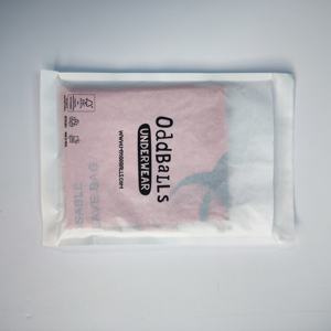 Sustainable Eco-friendly Compostable Waterproof Apparel Packaging Durable <b>Biodegradable</b> Glassine <b>Paper</b> Bag for Fashion Industry - Product Image 4