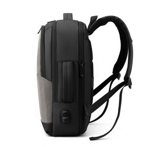 Fábrica China 15,6 Mochila de cuero reflectante para computadora portátil Moda promocional Universidad Adolescente Mochila escolar Viajes al aire libre Negocios - Product Image 3