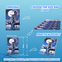 Brique acrylique personnalisée Hanxin, colorée, pour affichage d'albums, cartes et objets de collection (Anime, Dessins animés, Appareil photo instantané, Star, Idôle)