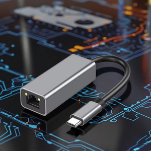 RTL 8153B <strong>USB</strong> C <strong>to</strong> RJ45 Gigabit <strong>Ethernet</strong> <strong>LAN</strong> <strong>Adapter</strong> Thunderbolt 3 <strong>Network</strong> for Mac Book AirDell XPS Grey 10 100 1000Mbps - Product Image 2