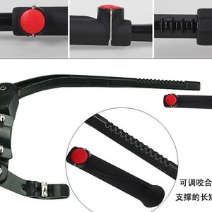 Soporte Trasero Ajustable para Bicicleta de Aleación de Aluminio, Negro, 32-40cm, Accesorio para Bicicleta de Montaña - Product Image 4