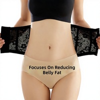 Ceinture amincissante abdominale pour femme en nylon, gainant post-partum, contrôle du ventre, respirant pour l'été, sculpteur corporel