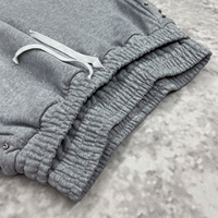 Conjuntos unisex de chándal Premium, chándal de peso pesado personalizado, pantalones cortos de doble cintura con diamantes de imitación y conjunto de Sudadera con capucha y cremallera bordada