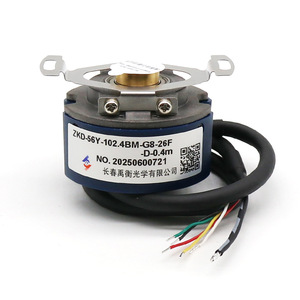 ตัวเข้ารหัสแบบเพิ่มค่าค่าทีละหนึ่ง Zkd รุ่น Zkd-56Y-102.4Bm-G8-26F-D-0.4M สายเคเบิลปลายกลม - Product Image 2