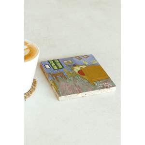 Posavasos de Piedra Individual de la Serie Vincent Van Gogh, Diseño Cuadrado de 14 cm, para Regalo Empresarial o Promocional - Product Image 2