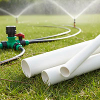Non toxique écologique Durable haute ténacité résistant à la chaleur Anti-UV PVC tuyau d'alimentation en eau diamètre d'irrigation DN20