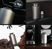 Diffuseur d'huiles essentielles sans eau, portable, en aluminium, rechargeable par USB, purificateur d'air domestique, batterie 2000 mAh, 10 ml d'huile essentielle, contrôlé par application