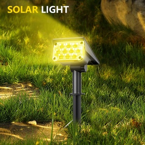 Lámpara Solar de Jardín RGB para Exteriores, Impermeable IP65, con 20 LED - Product Image 6