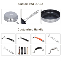 Ustensiles de cuisine, casseroles en acier inoxydable laminé à 3 couches, poêles et sauteuses, ensemble de poêles antiadhésives