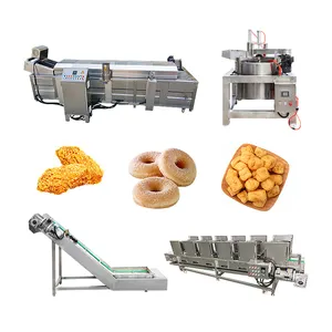 Hot Sale Full Automatic Onion Ring Frying Line / Onion Ring Fryer Machine Line